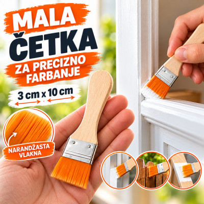 Četka ravnog vrha za precizno farbanje