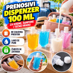 Prenosivi dispenzer za kreme, sampone ili tečnu hranu od 100 ML