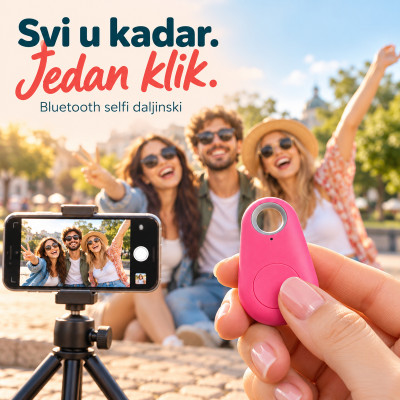 Bluetooth selfi daljinski - za slikanje sa daljine