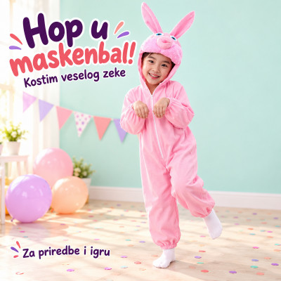 Dečiji kostim za maskenbal sa dezenom ZECA
