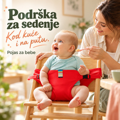 Pojas podrška za samostalno sedenje beba