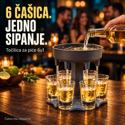 Shot dispenser - 6u1 Točilica za žestoka pića