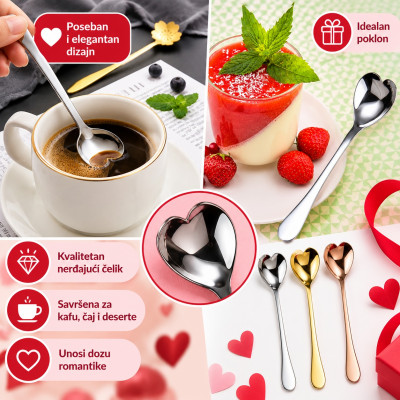 Love Spoon - Elegantna kašičica u obliku srca