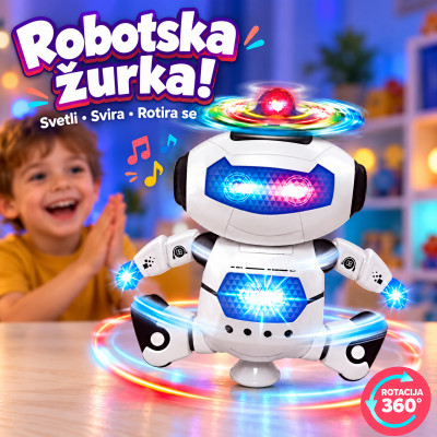Boy Toymachine - Robot igračka koja se rotira 360 stepeni