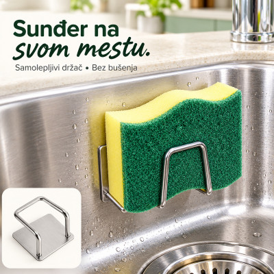 Samolepljivi držač sunđera i ostalih sitnica