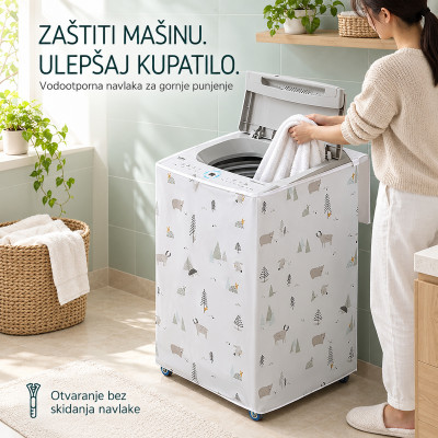 Vodootporna navlaka za veš mašinu sa gornjim punjenjem