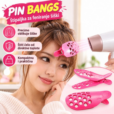 Pin bangs - Štipaljka za feniranje šiški