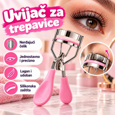 Uvijač za trepavice od nerđajućeg čelika