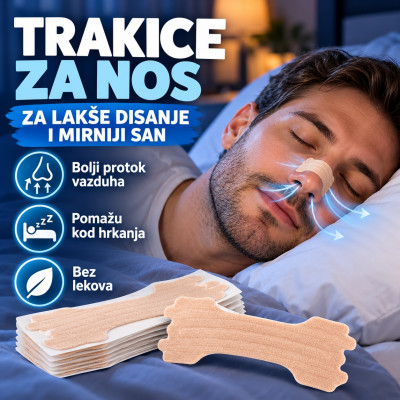 Trakice za nos protiv hrkanja i zapušenog nosa