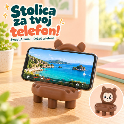 Sweet Animal - držač za telefon u obliku stolice