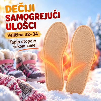 Dečiji samogrejući ulošci za obuću 32-34 veličina