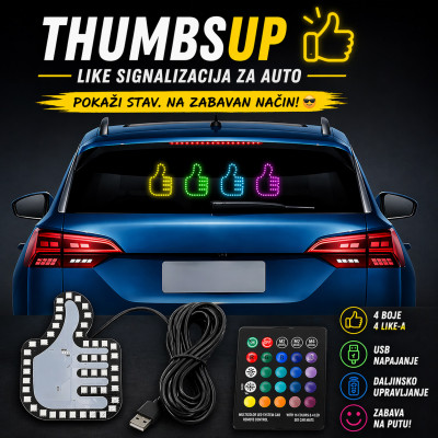 ThumbsUp Like - signalizacija za auto