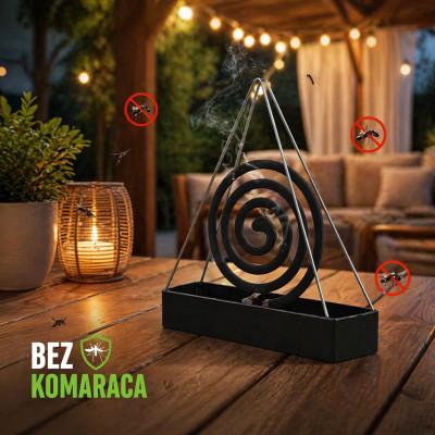 Triangle holder - Trouglasti držač spirala protiv komaraca