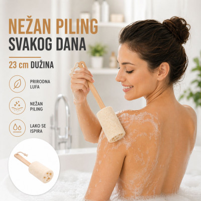 Prirodna lufa četka - Prirodan piling bez hemije – koža kao posle spa tretmana