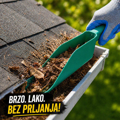 Lopatica za brzo i lako čišćenje oluka – bez prljanja ruku