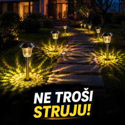 Solarna Lampa sa jakim zracima – Osvetlite dvorište bez struje