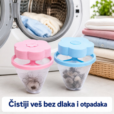Sakupljač dlaka za veš mašinu – filter vrećica za čistiji veš