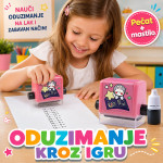 Matematički pečat za učenje oduzimanja – edukativna računaljka