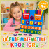Montesori edukativna tabla od filca za učenje matematike