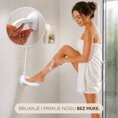 Oslonac za nogu u tuš kabini – za lakše brijanje i pranje stopala