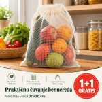 1+1 GRATIS Mrežasta vreća za višenamensku upotrebu 20x30cm