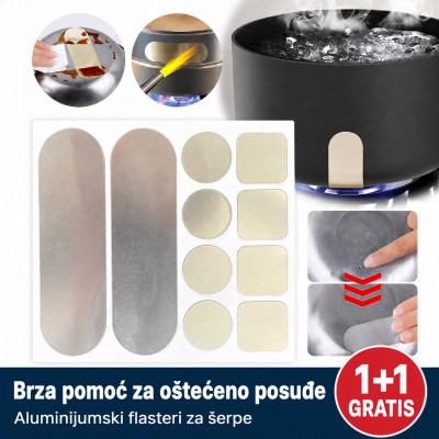 1+1 GRATIS Aluminijumski flasteri za reparaciju šerpi