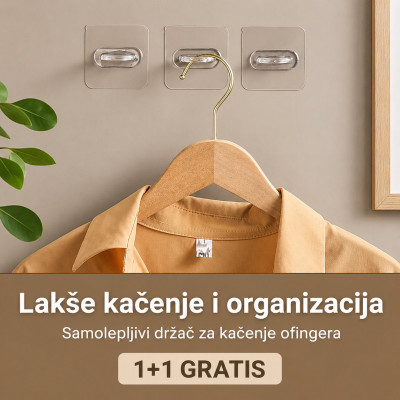 1+1 GRATIS Samolepljivi držač za kačenje ofingera