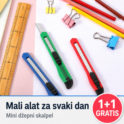 1+1 GRATIS Mini džepni skalpel