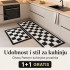 1+1 GRATIS CHESS PATTERN - Kombinovani set podnih prostirki za kuhinju