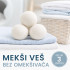 Set od 3 Vunene loptice za sušenje veša – mekši veš bez omekšivača