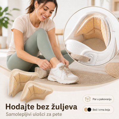 Samolepljivi jastučići za pete – protiv žuljanja, klizanja i trenja