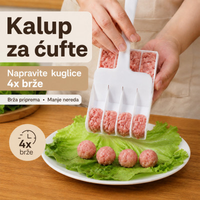 Kalup za ćufte – brže, lakše i urednije kuglice