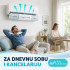 Podesivi vetrobran za klimu – bez direktnog duvanja 