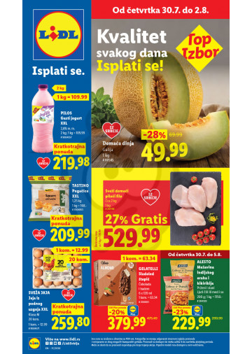 Nedeljna Akcija Avgust