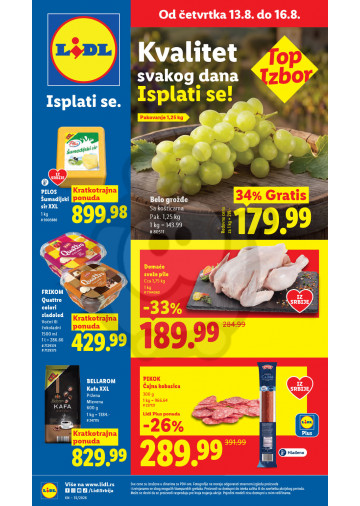 Nedeljna Akcija Avgust