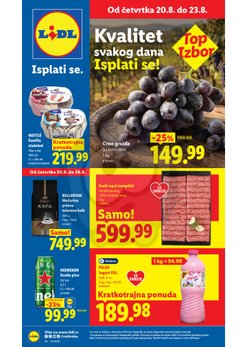 Nedeljna Akcija Avgust