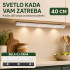 Magnetna LED lampa sa senzorom pokreta 40 cm sa USB kablom