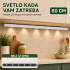 Magnetna LED lampa sa senzorom pokreta 80 cm sa USB kablom