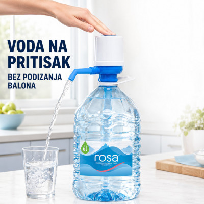 Ručna pumpa za velike flaše i balone za vodu 2,5–10 L