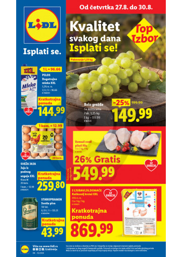 Nedeljna Akcija Septembar