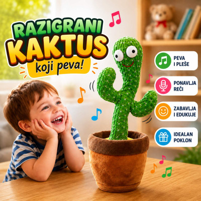 Igračka - razigrani kaktus koji peva