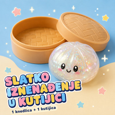 Mystery Dumplings Squishy knedlica u kutijici