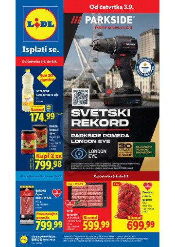 Nedeljna Akcija Septembar