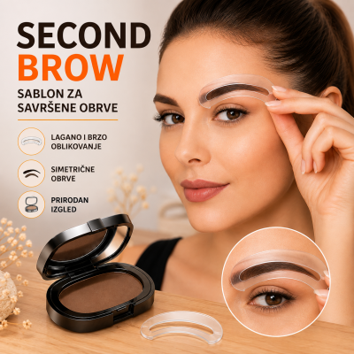 3 Second Brow - Specijalan šablon za iscrtavanje obrva