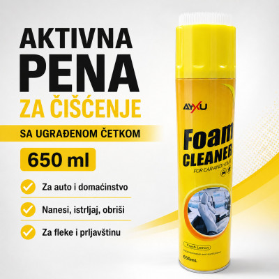 Aktivna pena za dubinsko čišćenje sa ugrađenom četkom – 650 ml