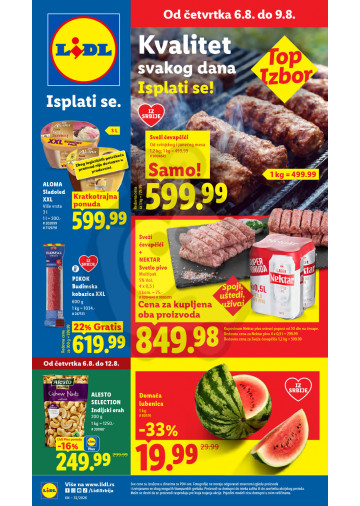 Nedeljna Akcija Avgust