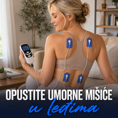 TENS EMS elektrostimulator mišića – više režima i podesiv intenzitet