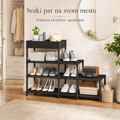 Višenamenska modularna polica za obuću i odlaganje