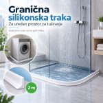 Granična silikonska traka za kreiranje prostora za tuširanje - 2 metra