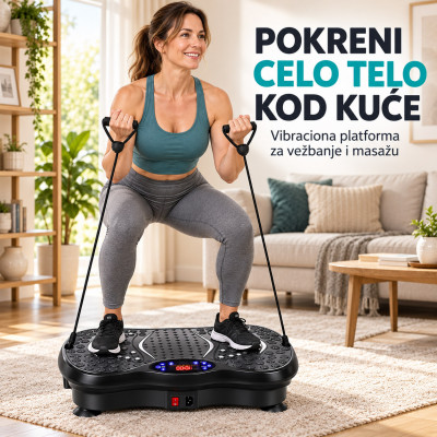 VibroFit Pro platforma – Vibraciona ploča za vežbanje i masažu